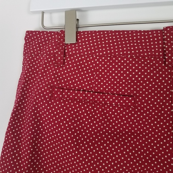LOFT Red and White Polka Dot Shorts Size 4 - Picture 5 of 7